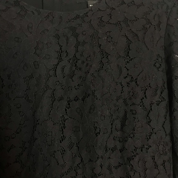 H&M black lace long sleeve dress size 8 - Picture 5 of 8